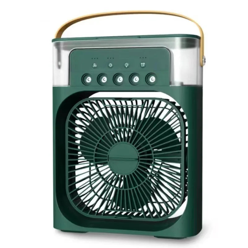 Nouveau Ventilateur USB à Brumisation avec Cinq Jets – Humidificateur de Bureau Portable, Pratique et Refroidissant, Essentiel pour l’Été et l’Office.