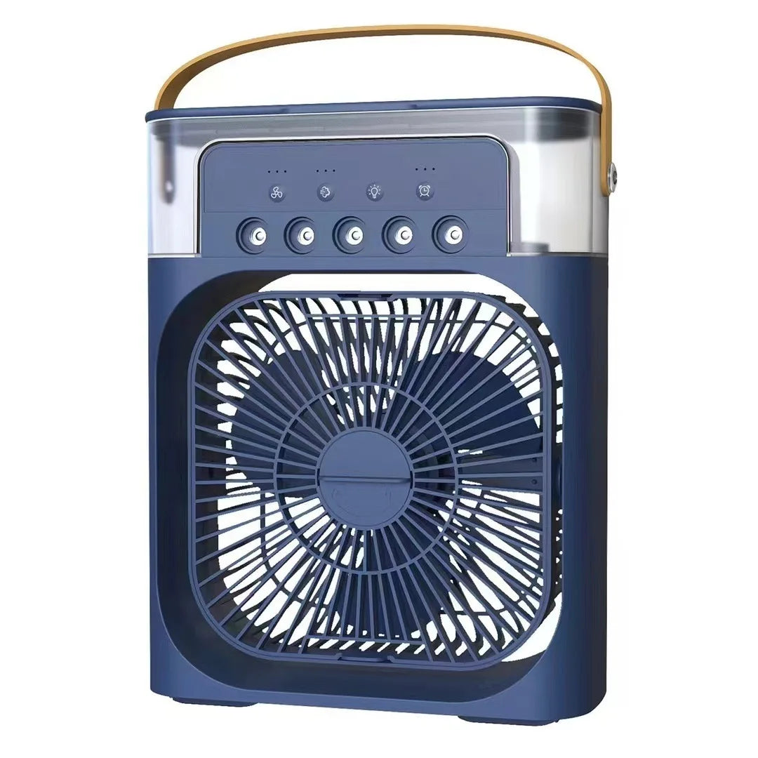 Nouveau Ventilateur USB à Brumisation avec Cinq Jets – Humidificateur de Bureau Portable, Pratique et Refroidissant, Essentiel pour l’Été et l’Office.